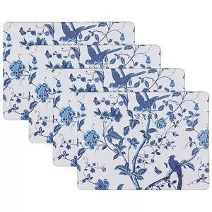 Laura Ashley Summer Palace Cork Placemats NWT Set of 4